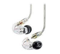 Shure SE215 islamiento de Sonido en Ear estéreo Auriculares (Transparente) con 3 Pares de Triple Brida Mangas para Mejor Aislamiento de Sonido