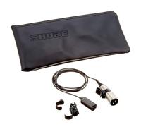 Shure SM11 Omnidirectional Miniature Dynamic Lavalier Microphone with Flexible, Long-Life Cable, Tie Clasp Assembly, Tie Tack Assembly, Connector Belt Clip and Zippered Carrying Bag (SM11-CN)