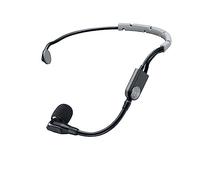 Shure SM35-XLR Micrófono Condensador de Diadema para actuaciones con Ajuste fácil, Paravientos y preamplificador Conector XLR Integrado