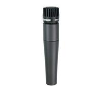 Shure SM57 Micrófono de Instrumento dinámico cardioide con Soporte de Choque neumático, Clip de micrófono A25D, Bolsa de Almacenamiento, Conector XLR de 3 Pines, sin Cable Incluido (SM57-LCE)