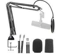 Shure SM7B Brazo con Filtro Antipop, Tubo de Montaje, Abrazadera de Mesa Actualizado Compatible con Shure SM 7B Micrófono por YOUSHARES