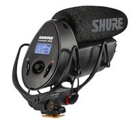 Shure VP83F Lenshopper Condenser de la cámara Micrófono de escopeta con grabación de flash digital integrado: parabrisas, inmunidad de RF superior, LCD retroiluminada, montaje de choque de lira Rycote