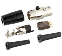 Shure WA330 - Mini conector de 4 pines (TA4F) que adapta el cable de micrófono de diámetro pequeño a los transmisores Shure Body-Pack