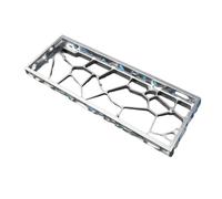 Shurhome 1 marco de teclado GH60 de metal y aluminio, diseño ventilado, ligero para una instalación rápida, refrigeración óptima