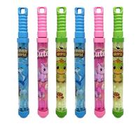 Shurhome 6 piezas de spray de agua, salpicaduras de agua, pompas de jabón, varita mágica, juguete con diseño 2 en 1 para patio trasero, piscina, juguete para soplador de burbujas