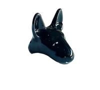 Shurhome Anillos artísticos con forma de animal, joyas apilables con estructura de esmalte por goteo y divertidos perros y elefantes con capas de anillos apilables en forma de animales, como se