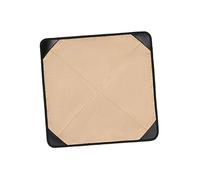 Shurhome Bolsa de maquillaje de tela autoadhesiva, funda para cámara, cámara de objetivo portátil, protección para viajes, almacenamiento diario Magics autoadhesivos, caqui, S