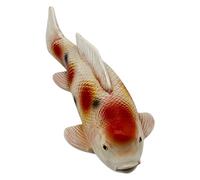 Shurhome Cabeza de mar flotante realista Fechado, JLK | Exquisita decoración de animales salvajes flotantes de resina para depósito de agua y decoración de estanques al aire libre