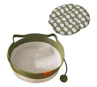 Shurhome Cesta para mascotas, cama, gatito, cachorro, alfombrilla para perros, regalo para mascotas, resistente a los arañazos, alfombra de nido tejida, accesorios para interiores, cesta de dormir