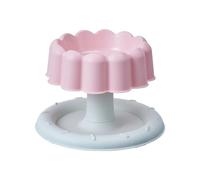 Shurhome Comedero elevado de acero inoxidable con base interior antideslizante, función extraíble para comer gatos de forma segura y cómoda. Cuenco antideslizante para gatos