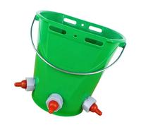 Shurhome Cubo de alimentación para pezón con capacidad de 8 l, dispositivo de cuidado resistente para corderos, terneros, cachorros en la granja. Utiliza el cubo de aseo para animales de granja