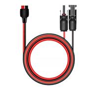 Shurhome Durabilidad Solars Cable alargador 10 AWG a conectores impermeables para bancos de baterías, adaptadores de estación