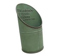 Shurhome Elegante macetero de hierro con diseño ergonómico, color verde | Uso duradero al aire libre para patios traseros, patios, alféizares de ventanas, macetas resistentes a la corrosión