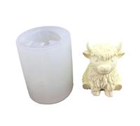 Shurhome Hermoso molde de silicona de vaca de Escocia Highlands perfecto para hornear y festivales en casa moldes de silicona