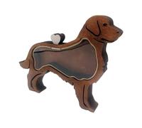 Shurhome La elegante caja conmemorativa para mascotas de madera para guardar el pelo realza tu rincón de recuerdo con una alternativa a las urnas de moda