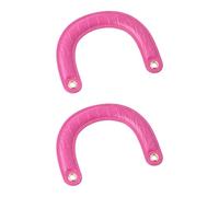 Shurhome Mango curvado de bolsillo de poliuretano de 2 piezas con cómodo y fácil de usar para la compra diaria de péndulo y viajes para entusiastas para reemplazar el asa del bolso, b