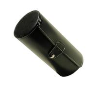 Shurhome Organizador de joyas multiusos de cuero a prueba de polvo con estructura cilíndrica para relojes, pulseras y pendientes Caja de almacenamiento para relojes, talla única, como se describe