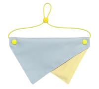 Shurhome Pañuelo bandana para perros de razas medianas y grandes, azul S | Diseño de peto ajustable con inserto triangular, ligero, de doble capa