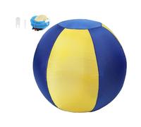 Shurhome Pelota de entrenamiento interactiva para perros, inflable, con cremalleras para ahorrar espacio, ayuda a liberar y reducir la destrucción, pelotas inflables grandes para jugar al perro