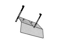 Shurhome Plataforma de walkway para uso diario, L | Muelle colgante negro con cubierta de drenaje y zona de descanso interior