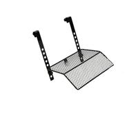 Shurhome Plataforma de walkway para uso diario, M | Muelle colgante negro con cubierta de drenaje y zona de descanso interior