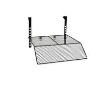 Shurhome Plataforma de walkway para uso diario, XL | Muelle colgante negro con cubierta de drenaje y zona de descanso interior