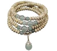 Shurhome Pulsera de perlas de estrella Bodhi para aliviar el estrés y un estilo de vida equilibrado con estrella positiva Bodhi, talla única, como se describe