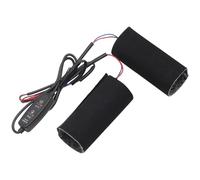 Shurhome Puños de motocicleta calefactables ajustables con 3 modos de temperatura, sistemas de temporizador para desplazamientos de invierno y paseos, mangos acrílicos calentados
