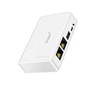 Shurhome Servidor de impresión de red USB 10/100 Mbps para compartir S, RJ45 Ethernet y WLAN, impresión de ordenador, intercambio de red, servidor de impresora para ordenador