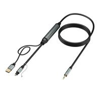 Shurhome Unidireccional con compatibilidad de metal 32 - 192 kHz para barra de sonido, auriculares, liberación de ruido, digital