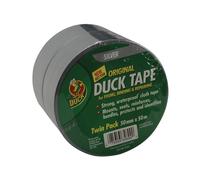 Shurtape Cinta Duck Original 50mm X 50m Plata (Pack Doble) SHU211115