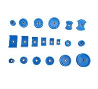 Shurzmotic Kit de 20 troqueles de prensa para relojes, conjunto de herramientas de prensa para la parte posterior de relojes de plástico, compatible con máquinas de tapado de modelo de mesa; (Azul)