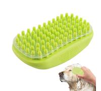 Shurzzesj Cepillo de baño para perros, cepillo para lavar perros | Cepillo para perros y gatos,Champú para mascotas Baño Masaje calmante Cerdas de goma Peine de curry, Cepillo para