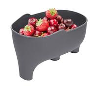 Shurzzesj Colador de Fregadero con Forma de Elefante, escurridor de Platos Multifuncional, Adorable escurridor de Fregadero de Elefante Que se Adapta a la mayoría de fregaderos de Cocina, para drenar