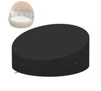Shurzzesj Fundas para chaise lounge, fundas para sillas de exterior - Funda antipolvo para tumbona, funda semicircular para isla solar, protección para muebles de exterior, fundas impermeables para