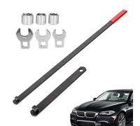 Shurzzesj Herramienta tensora de correa serpentina de accionamiento,Llave de correa serpentina de accionamiento,8 unids/set Kit de extracción e instalación de cinturón - Enchufe del kit de reparación