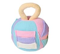 Shurzzesj Juguete de bola de peluche chirriante para perro, lindo rompecabezas de entrenamiento cerebral, juguetes lindos de rompecabezas para entrenamiento cerebral, dispensador de golosinas, bolas