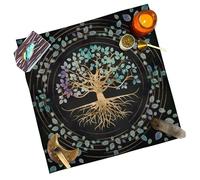 Shurzzesj Mantel de Tarot, Paño de Tarot para Mesa - Manteles Multiusos Antideslizantes | Accesorios de Tarot Suave Mantel Portátil para Cartas del Tarot, Actividades de Retablo Entrada