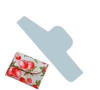 Shurzzesj Regla acrílica de billetera corta, billetera acolchada fácil,Bolso de patrón de acrílico patrón de cuero | Cartera de acrílico artesanal de cuero DIY, patrón de cuero para, 9, Fare