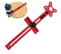 Shurzzesj Soporte de ranura de fresado de enrutador, plantilla de corte de enrutador,Tablero de máquina cortadora de aluminio 4 en 1 | Placa de inserción de mesa de enrutador, plantillas de enrutador