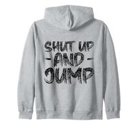 Shut up and Jump Hobby Puenting Jumping Sudadera con Capucha