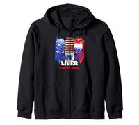 Shut Up Liver You Are Fine Beer Drinking 4th of July Sudadera con Capucha