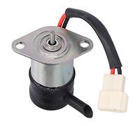 Shutoff Solenoid Valve DC 12V, Metal Engine Stop Valve for Cummins and Generators, Quick Shutdown Solenoid with Steel Body, Compact Design for Easy Installation