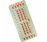 Shutter Bingo Master Board - Tarjeta de llamadas con puertas correderas - Números de impresión grandes, construcción de cartón grueso - ideal para jubilación, hogares de ancianos, centros de