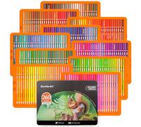 Shuttle Art 260 Lápices de Colores Profesionales, Lápices Colores de Núcleo Blando, Lapices de Colores para Niños Adultos, Estuche de Colores para Libros de Colorear, Garabatos, Bocetos, Dibujo