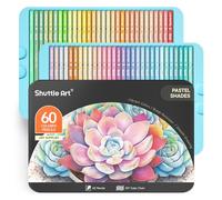 Shuttle Art 60 Lápices de Colores Pastel, Macaron Suave en Caja de Regalo, para Niños Adultos Principiantes Artistas Dibujar Colorear Esbozar