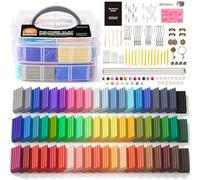 Shuttle Art Arcilla Polimérica, 60 Colores de Polymer Clay con 19 Útiles y Accesorios, Arcilla Antiadherente y No Tóxica, Kit Arcilla para Modelar Ideal de Bricolaje para Adultos