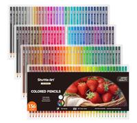 Shuttle Art Juego de 136 lápices de colores, para libros de colorear para adultos, garabatos, bocetos, arte, suministros escolares