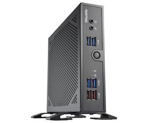 Shuttle Computer Barebone XPC slim DS50U3 Mini PC Intel Core i3-1315U 8 Hilos 4.5 GHz DDR5 64 GB 2xM.2 1xHDMI 1xDP 1xVGA Ethernet Negro