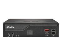 Shuttle Computer DH810 Barebone XPC Slim - Mini PC Barebone LGA1851 DDR5 96GB USB4 3x DisplayPort/HDMI 120W Windows 11 Linux Compatible